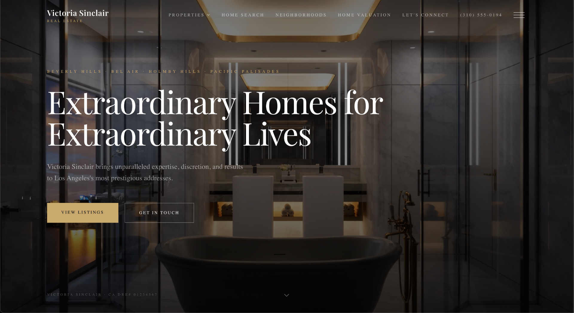 Luxury Agent real estate website template