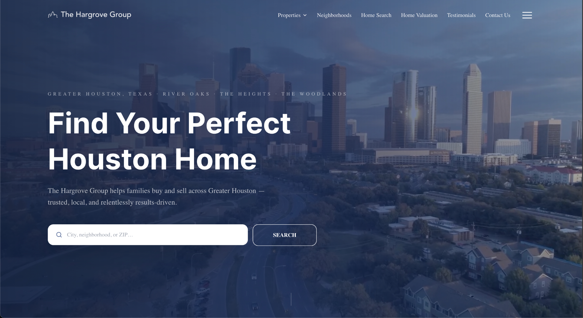Modern Team real estate website template